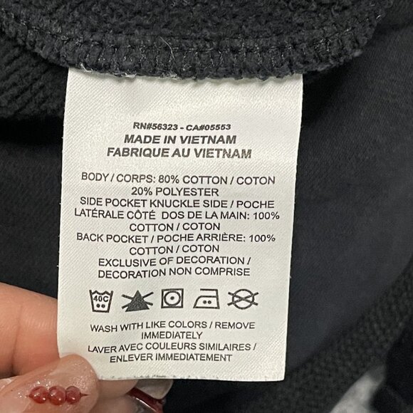 Nike Black Jogger Sweatpants L With Logo Casual Fit Everyday Comfort - Picture 7 of 9